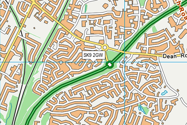 SK9 2GW map - OS VectorMap District (Ordnance Survey)