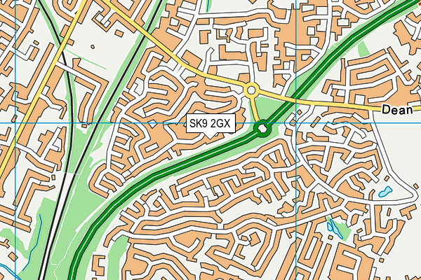 SK9 2GX map - OS VectorMap District (Ordnance Survey)