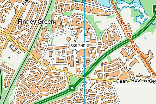 SK9 2HP map - OS VectorMap District (Ordnance Survey)
