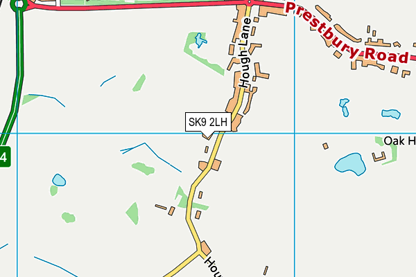 SK9 2LH map - OS VectorMap District (Ordnance Survey)