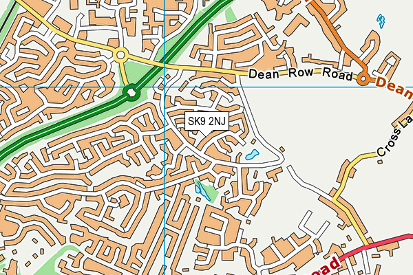 SK9 2NJ map - OS VectorMap District (Ordnance Survey)