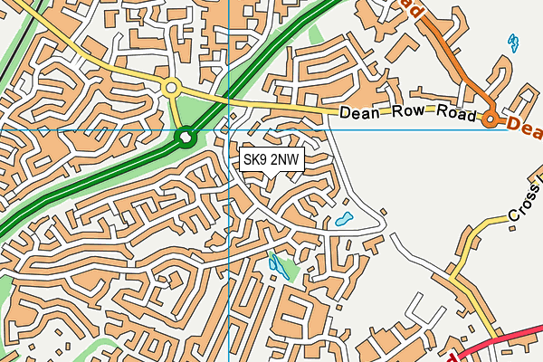 SK9 2NW map - OS VectorMap District (Ordnance Survey)