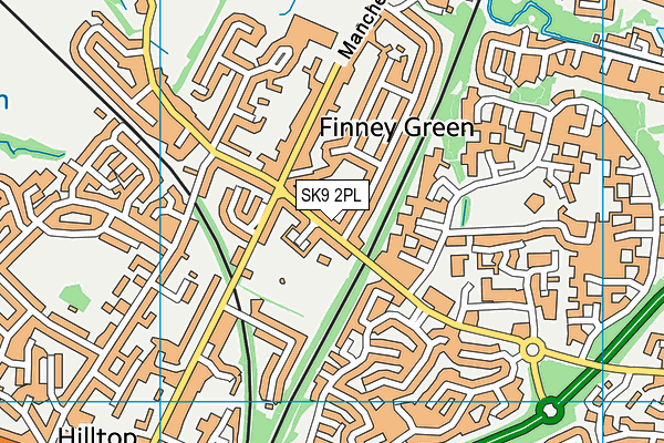 SK9 2PL map - OS VectorMap District (Ordnance Survey)