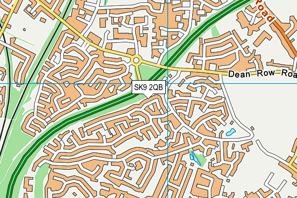 SK9 2QB map - OS VectorMap District (Ordnance Survey)