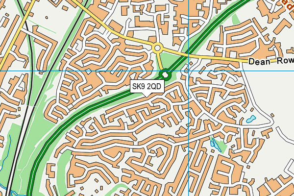 SK9 2QD map - OS VectorMap District (Ordnance Survey)
