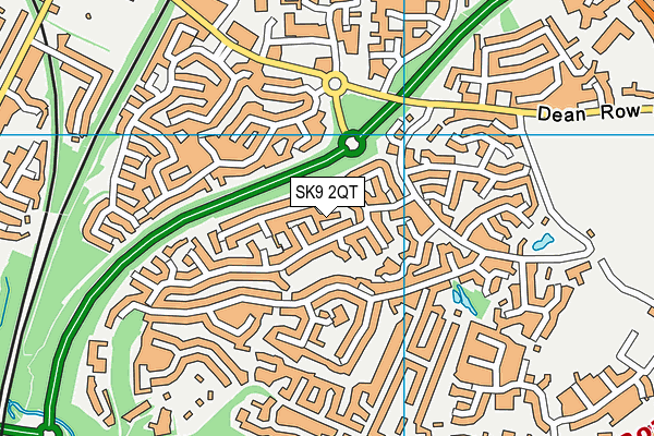 SK9 2QT map - OS VectorMap District (Ordnance Survey)