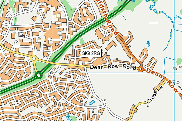 SK9 2RG map - OS VectorMap District (Ordnance Survey)