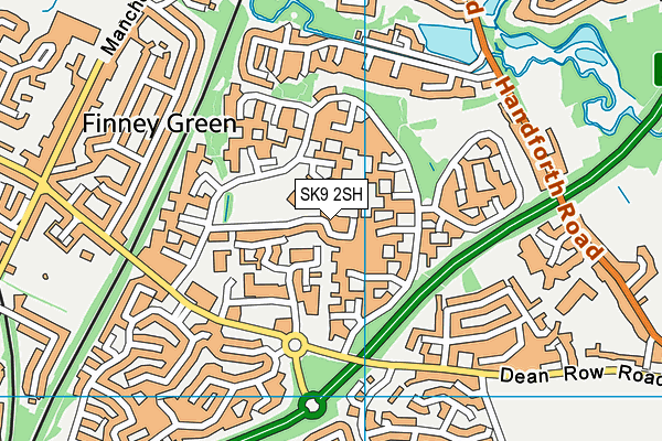 SK9 2SH map - OS VectorMap District (Ordnance Survey)