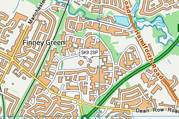 SK9 2SP map - OS VectorMap District (Ordnance Survey)