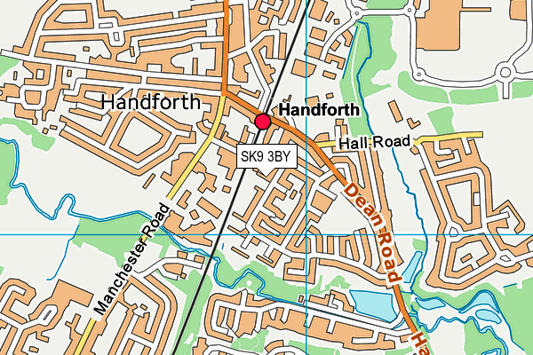 SK9 3BY map - OS VectorMap District (Ordnance Survey)
