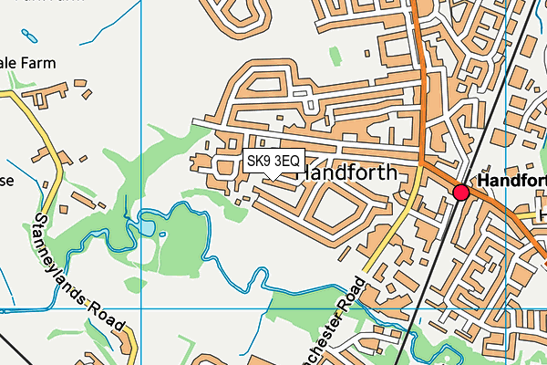 SK9 3EQ map - OS VectorMap District (Ordnance Survey)