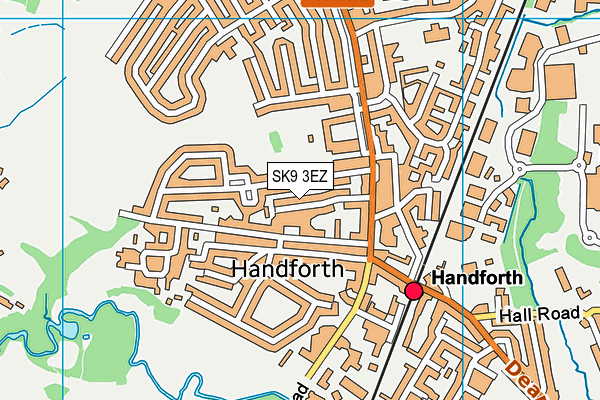 SK9 3EZ map - OS VectorMap District (Ordnance Survey)