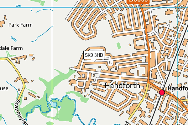 SK9 3HD map - OS VectorMap District (Ordnance Survey)