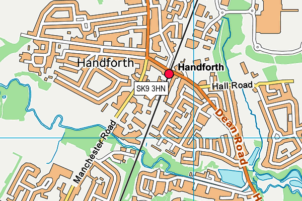 SK9 3HN map - OS VectorMap District (Ordnance Survey)