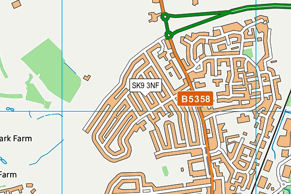 SK9 3NF map - OS VectorMap District (Ordnance Survey)