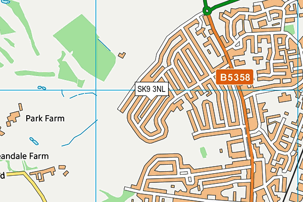SK9 3NL map - OS VectorMap District (Ordnance Survey)
