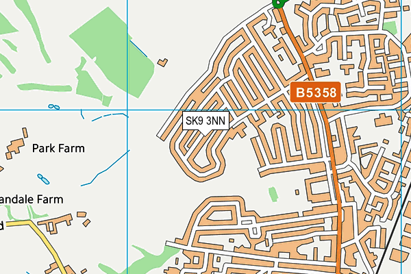 SK9 3NN map - OS VectorMap District (Ordnance Survey)