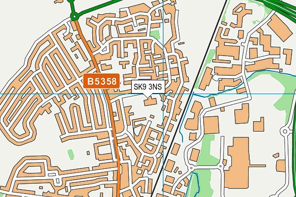 SK9 3NS map - OS VectorMap District (Ordnance Survey)