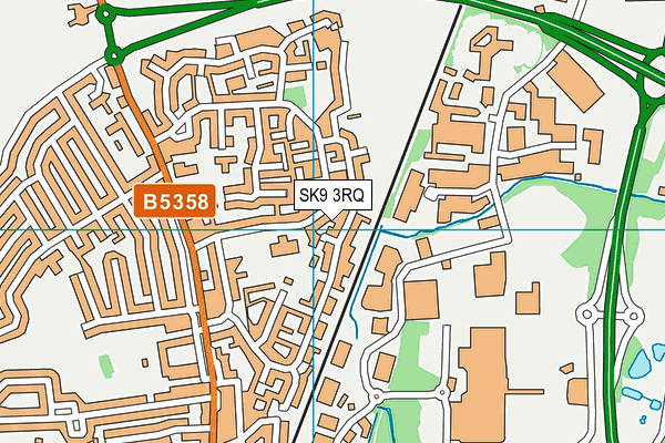SK9 3RQ map - OS VectorMap District (Ordnance Survey)
