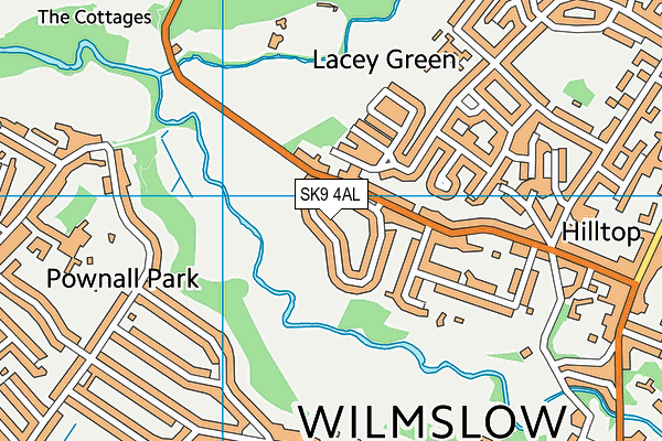 Map of WILMSLOW INTERIORS LIMITED at district scale