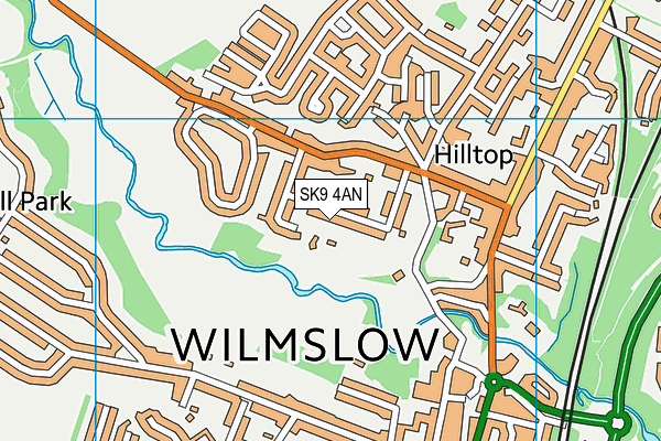 Map of WILMSLOW DOG GROOMING LTD at district scale