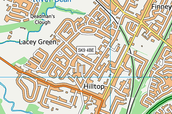 SK9 4BE map - OS VectorMap District (Ordnance Survey)