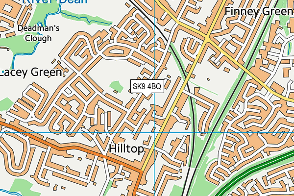 SK9 4BQ map - OS VectorMap District (Ordnance Survey)