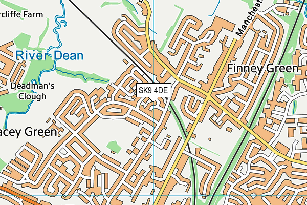 SK9 4DE map - OS VectorMap District (Ordnance Survey)