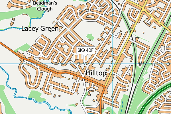 SK9 4DF map - OS VectorMap District (Ordnance Survey)