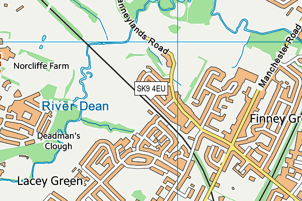SK9 4EU map - OS VectorMap District (Ordnance Survey)
