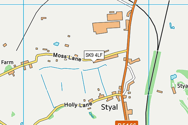 SK9 4LF map - OS VectorMap District (Ordnance Survey)