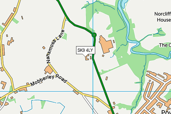 SK9 4LY map - OS VectorMap District (Ordnance Survey)