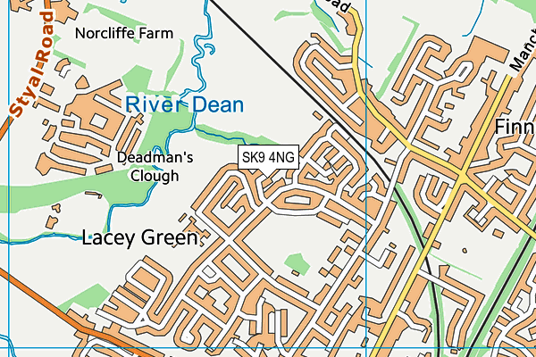 SK9 4NG map - OS VectorMap District (Ordnance Survey)