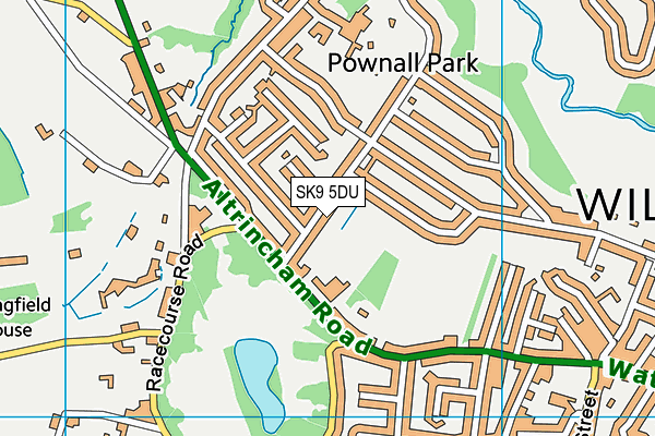 SK9 5DU map - OS VectorMap District (Ordnance Survey)