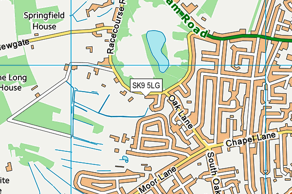 SK9 5LG map - OS VectorMap District (Ordnance Survey)