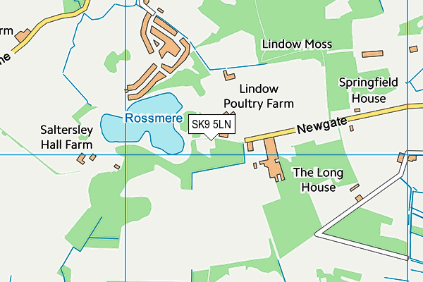 SK9 5LN map - OS VectorMap District (Ordnance Survey)