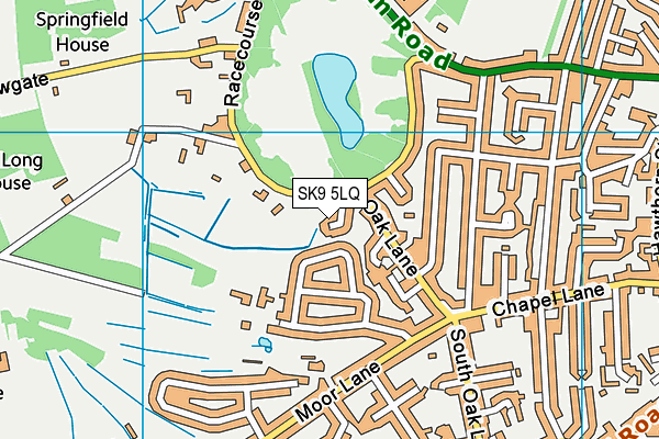SK9 5LQ map - OS VectorMap District (Ordnance Survey)