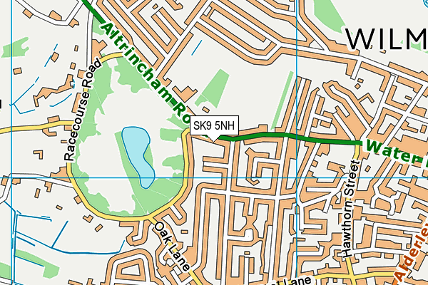SK9 5NH map - OS VectorMap District (Ordnance Survey)