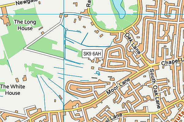 SK9 6AH map - OS VectorMap District (Ordnance Survey)