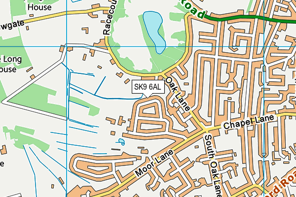 SK9 6AL map - OS VectorMap District (Ordnance Survey)