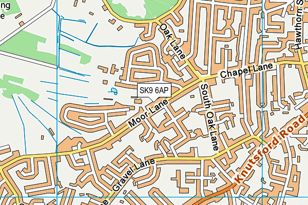 SK9 6AP map - OS VectorMap District (Ordnance Survey)