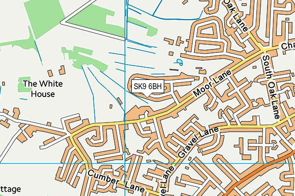 SK9 6BH map - OS VectorMap District (Ordnance Survey)