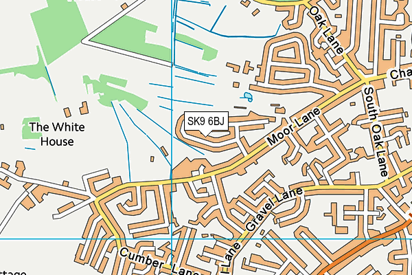 SK9 6BJ map - OS VectorMap District (Ordnance Survey)