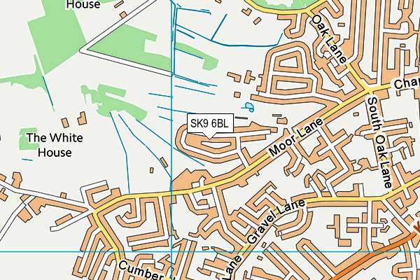 SK9 6BL map - OS VectorMap District (Ordnance Survey)