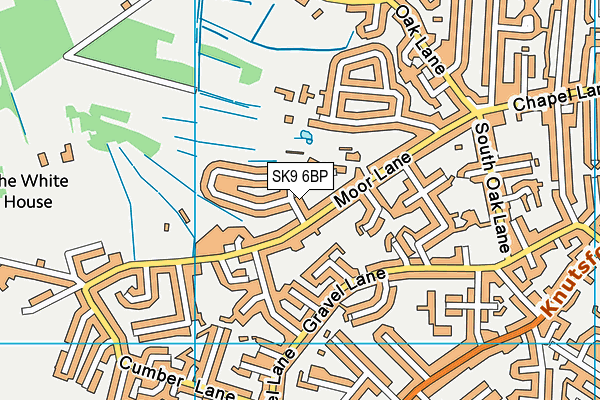 SK9 6BP map - OS VectorMap District (Ordnance Survey)