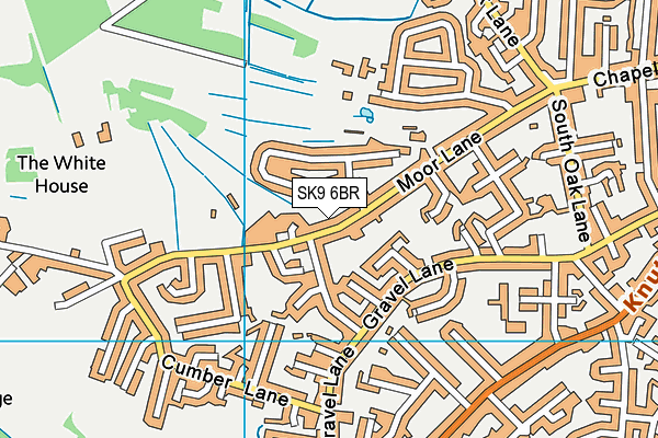 SK9 6BR map - OS VectorMap District (Ordnance Survey)