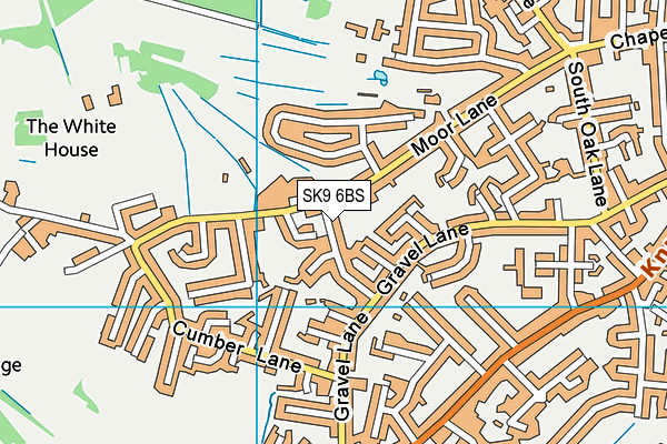 SK9 6BS map - OS VectorMap District (Ordnance Survey)