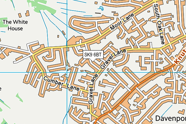 SK9 6BT map - OS VectorMap District (Ordnance Survey)