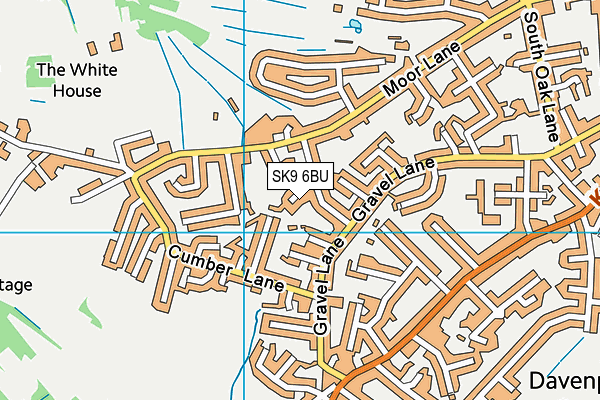 SK9 6BU map - OS VectorMap District (Ordnance Survey)