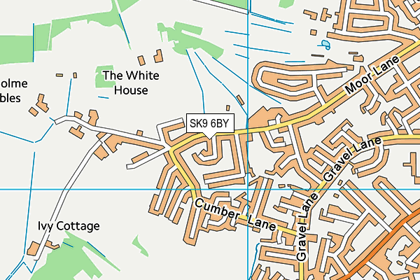 SK9 6BY map - OS VectorMap District (Ordnance Survey)